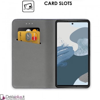 Telone atverčiamas dėklas - juodas (telefonams Google Pixel 7 Pro)